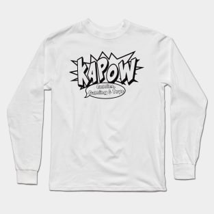 Kapow! Black Long Sleeve T-Shirt